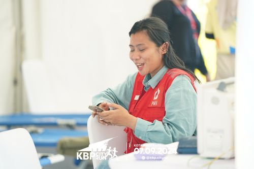 Race photo from KBP City Run 2024