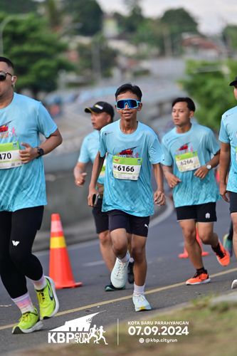 Race photo from KBP City Run 2024