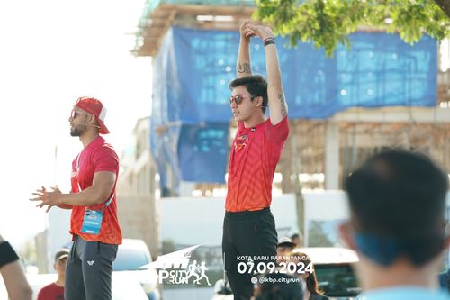 Race photo from KBP City Run 2024