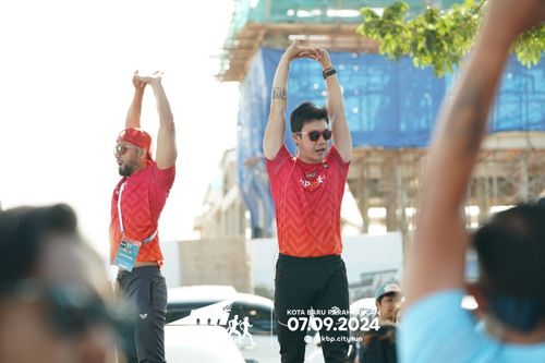 Race photo from KBP City Run 2024