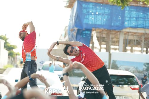 Race photo from KBP City Run 2024
