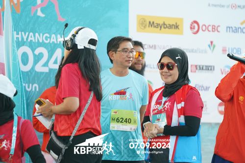 Race photo from KBP City Run 2024