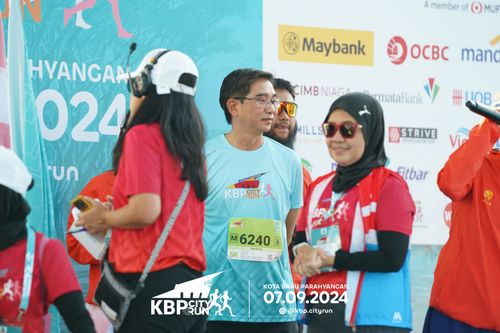 Race photo from KBP City Run 2024