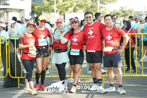 Race photo from KBP City Run 2024