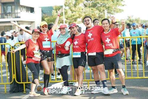 Race photo from KBP City Run 2024