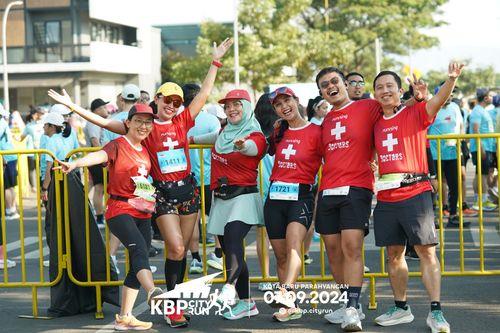 Race photo from KBP City Run 2024