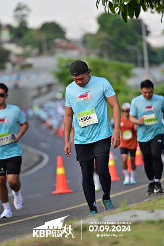 Race photo from KBP City Run 2024