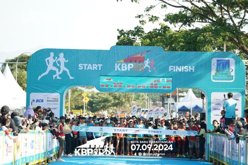 Race photo from KBP City Run 2024