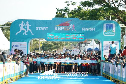 Race photo from KBP City Run 2024