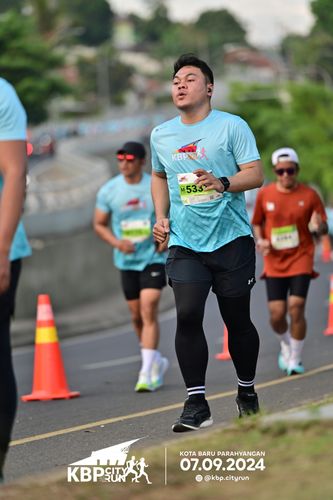 Race photo from KBP City Run 2024
