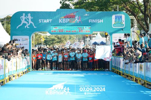 Race photo from KBP City Run 2024