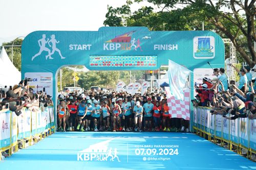 Race photo from KBP City Run 2024