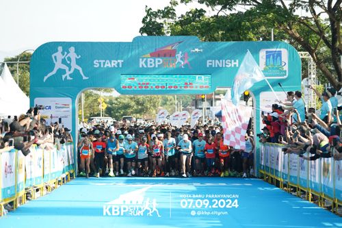 Race photo from KBP City Run 2024