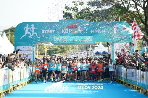 Race photo from KBP City Run 2024