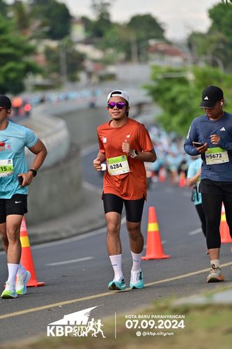 Race photo from KBP City Run 2024
