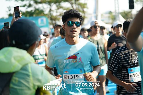 Race photo from KBP City Run 2024
