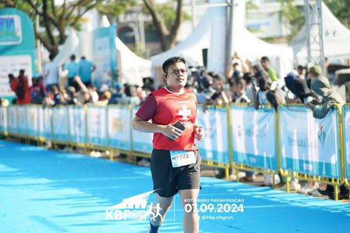 Race photo from KBP City Run 2024