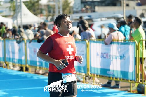 Race photo from KBP City Run 2024