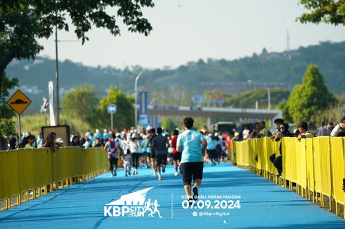 Race photo from KBP City Run 2024