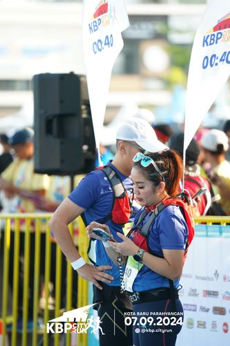 Race photo from KBP City Run 2024