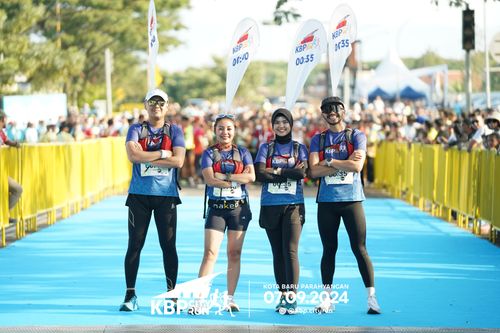 Race photo from KBP City Run 2024