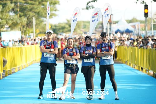 Race photo from KBP City Run 2024