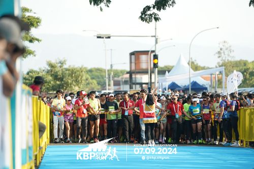 Race photo from KBP City Run 2024