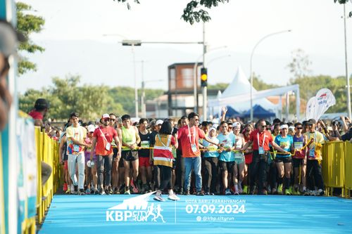 Race photo from KBP City Run 2024
