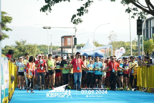 Race photo from KBP City Run 2024