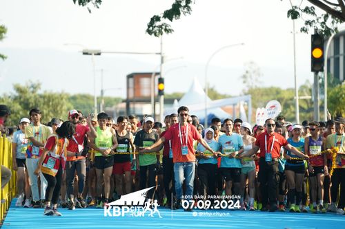 Race photo from KBP City Run 2024