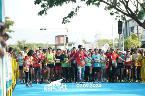 Race photo from KBP City Run 2024