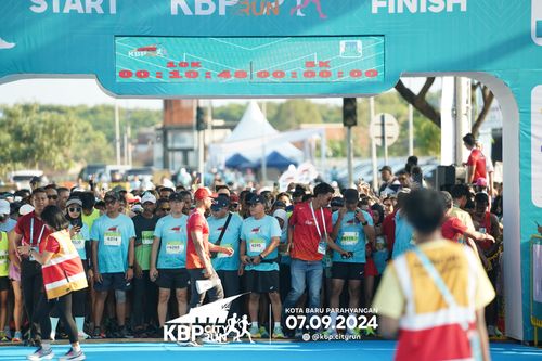 Race photo from KBP City Run 2024