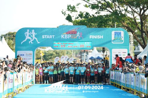 Race photo from KBP City Run 2024