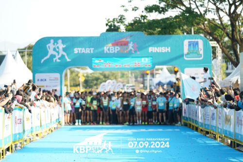 Race photo from KBP City Run 2024