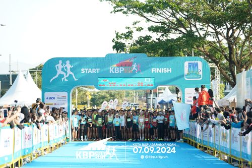Race photo from KBP City Run 2024