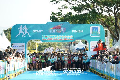 Race photo from KBP City Run 2024