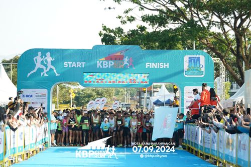 Race photo from KBP City Run 2024