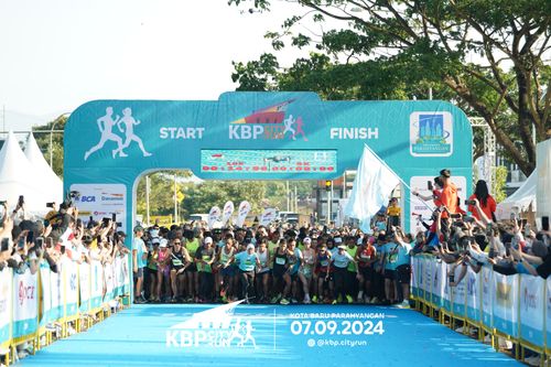 Race photo from KBP City Run 2024
