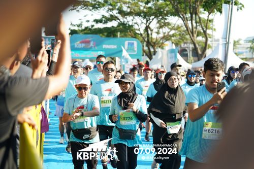Race photo from KBP City Run 2024