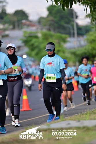 Race photo from KBP City Run 2024