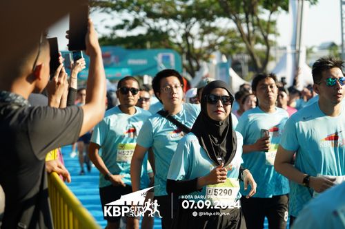 Race photo from KBP City Run 2024