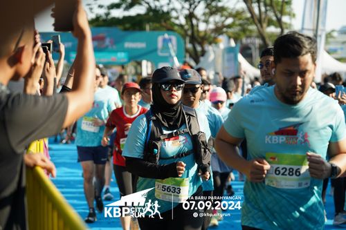 Race photo from KBP City Run 2024