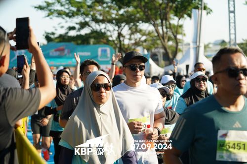 Race photo from KBP City Run 2024