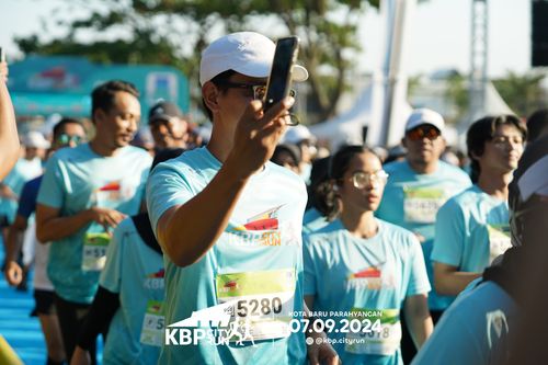 Race photo from KBP City Run 2024