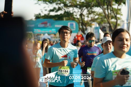 Race photo from KBP City Run 2024