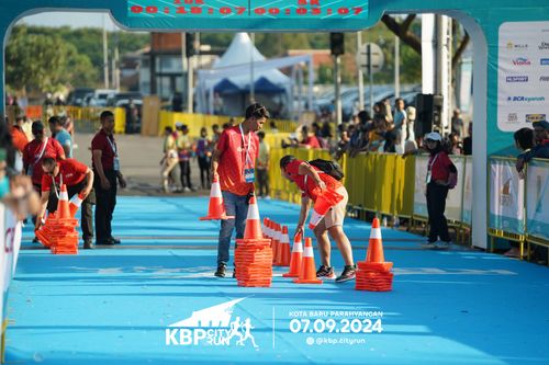 Race photo from KBP City Run 2024