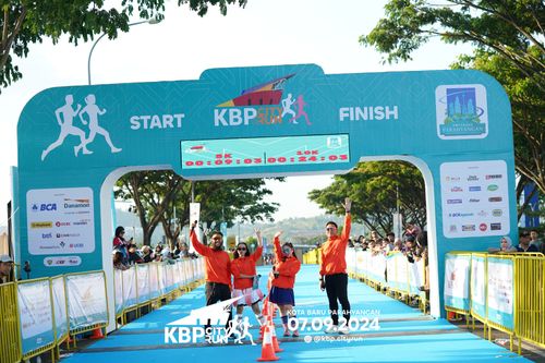 Race photo from KBP City Run 2024