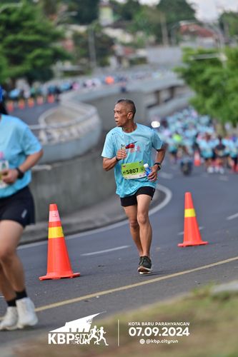 Race photo from KBP City Run 2024