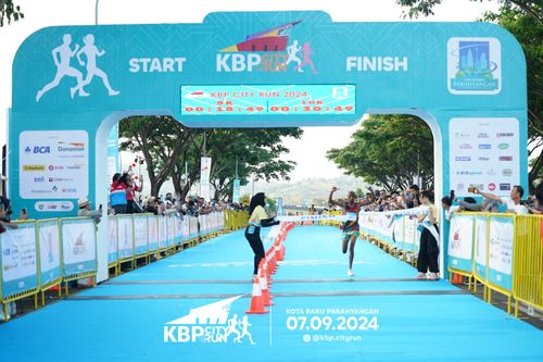 Race photo from KBP City Run 2024