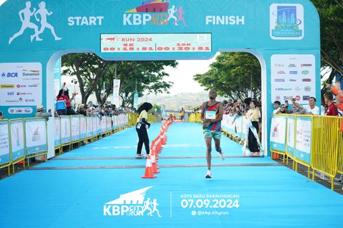 Race photo from KBP City Run 2024
